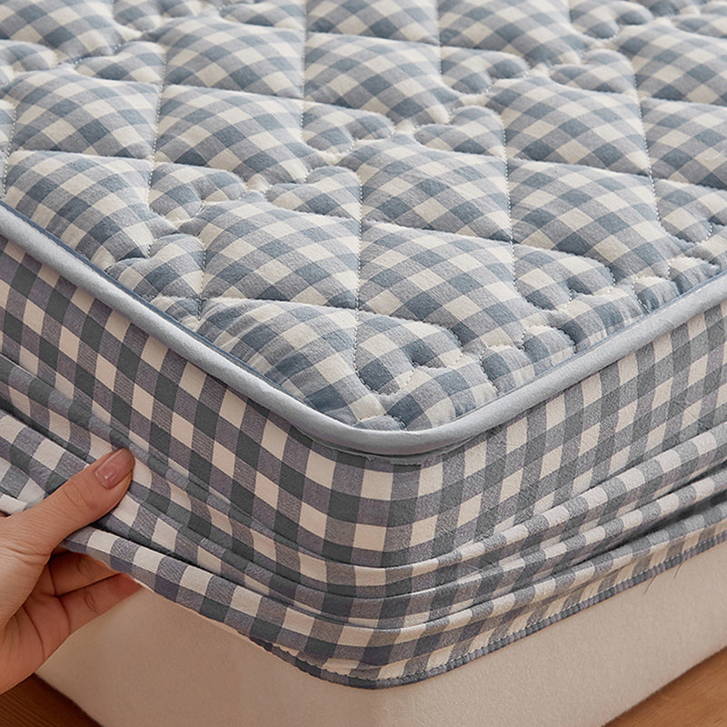 Sheet Sets Cotton Striped Breathable Wrinkle Resistant Super Soft Bed Sheet Set