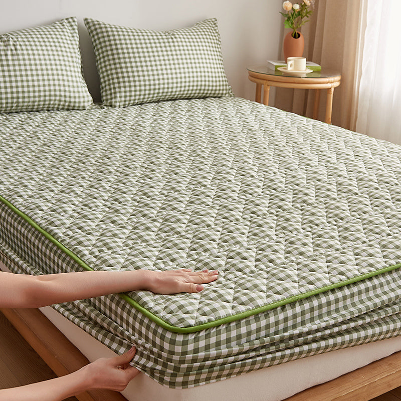 Sheet Sets Cotton Striped Breathable Wrinkle Resistant Super Soft Bed Sheet Set