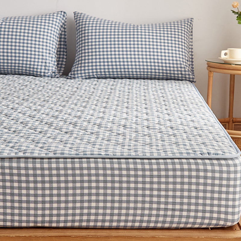 Sheet Sets Cotton Striped Breathable Wrinkle Resistant Super Soft Bed Sheet Set