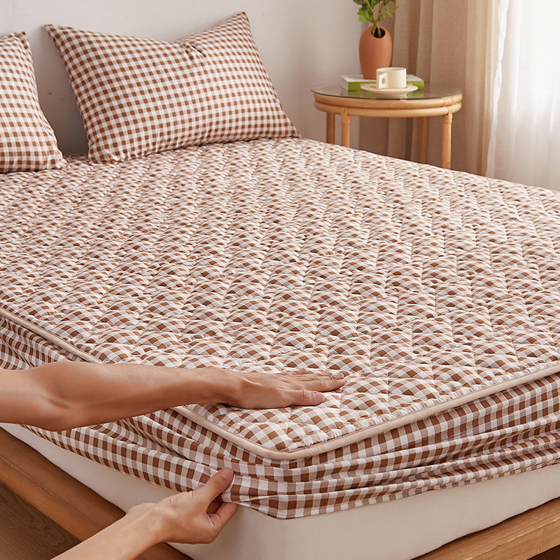 Sheet Sets Cotton Striped Breathable Wrinkle Resistant Super Soft Bed Sheet Set