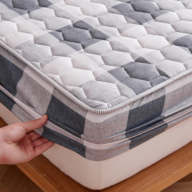 Sheet Sets Cotton Striped Breathable Wrinkle Resistant Super Soft Bed Sheet Set