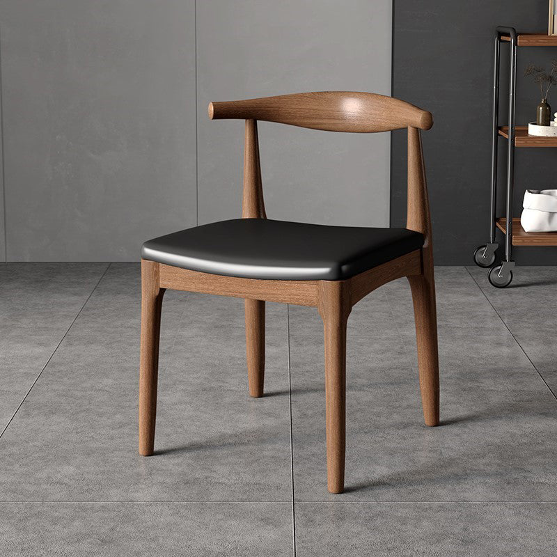 Round Dinette Set with Wooden Chairs 1/2/3/5 Pcs Brown Wood Dining Set for Home