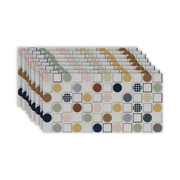 Rectangular Solid Color Tile Modern Straight Edge Matte Wall Tile