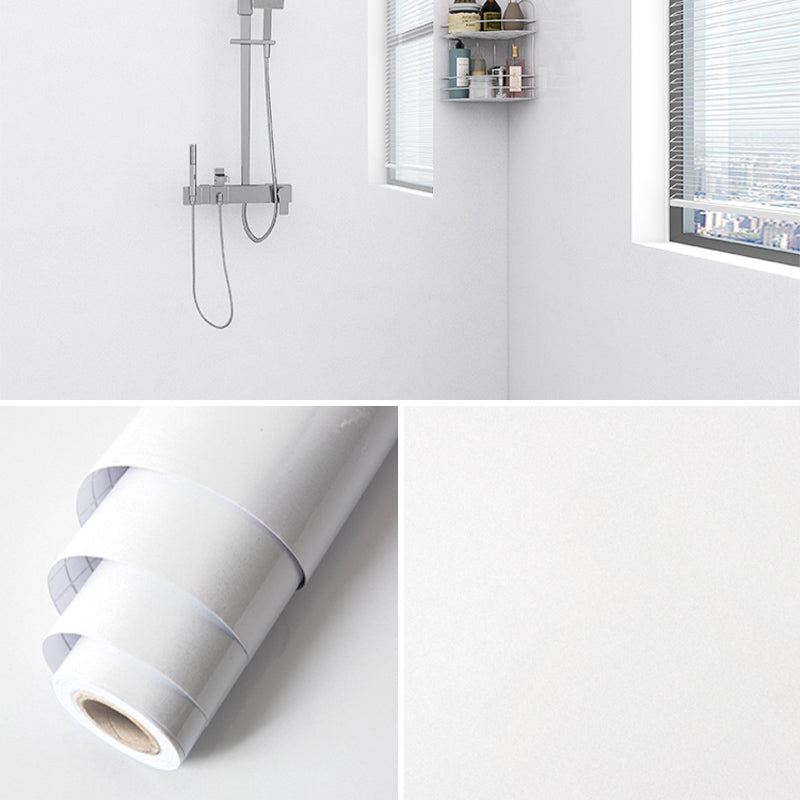 Marbling Scratch Resistant Tile PVC Singular Peel & Stick Tile for Bathroom Backsplash