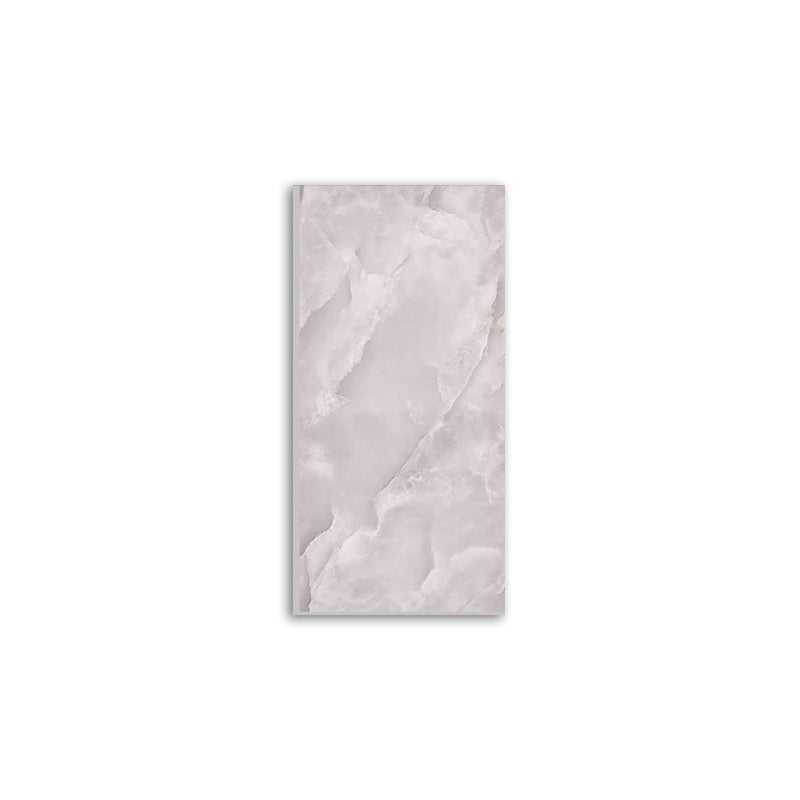Marbling Scratch Resistant Tile PVC Singular Peel & Stick Tile for Backsplash Wall