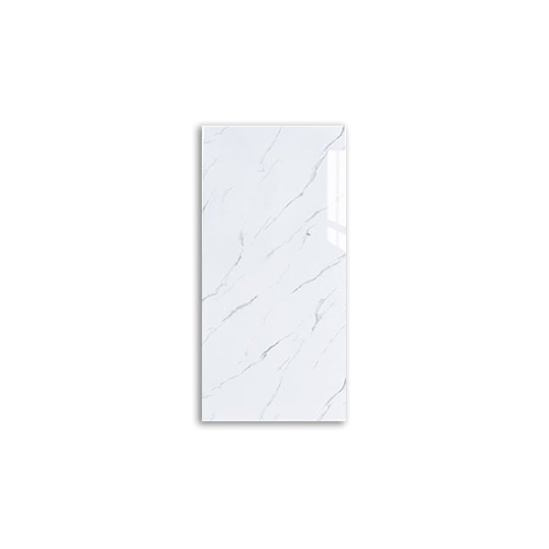 Marbling Scratch Resistant Tile PVC Singular Peel & Stick Tile for Backsplash Wall