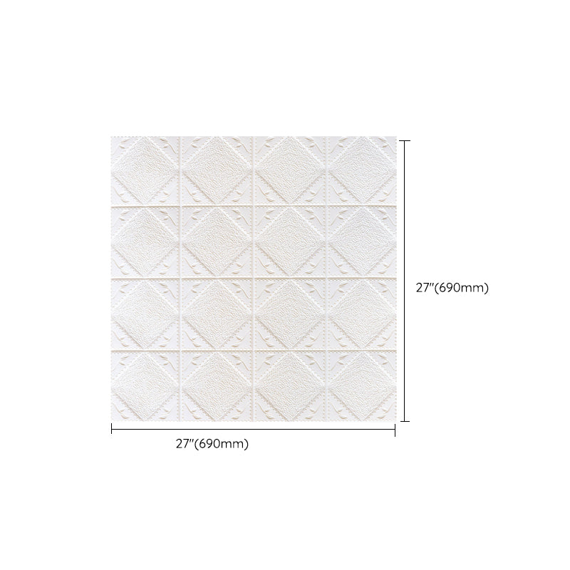 Modern Wall Paneling Peel and Stick Waterproof 3D Print Wall Panel