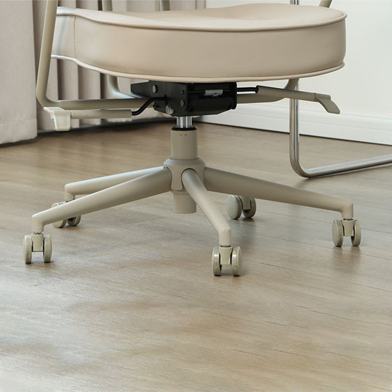 Modern Office Chair Padded Arms Adjustable Seat Height Chair with Wheels