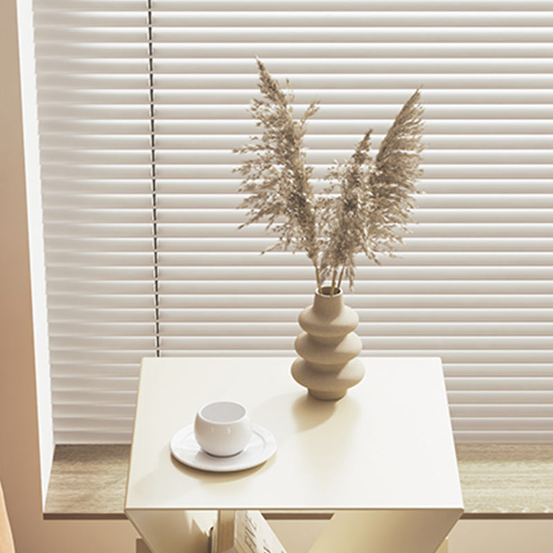 15" Wide Contemporary Corner Table Storage Square Accent Side Table