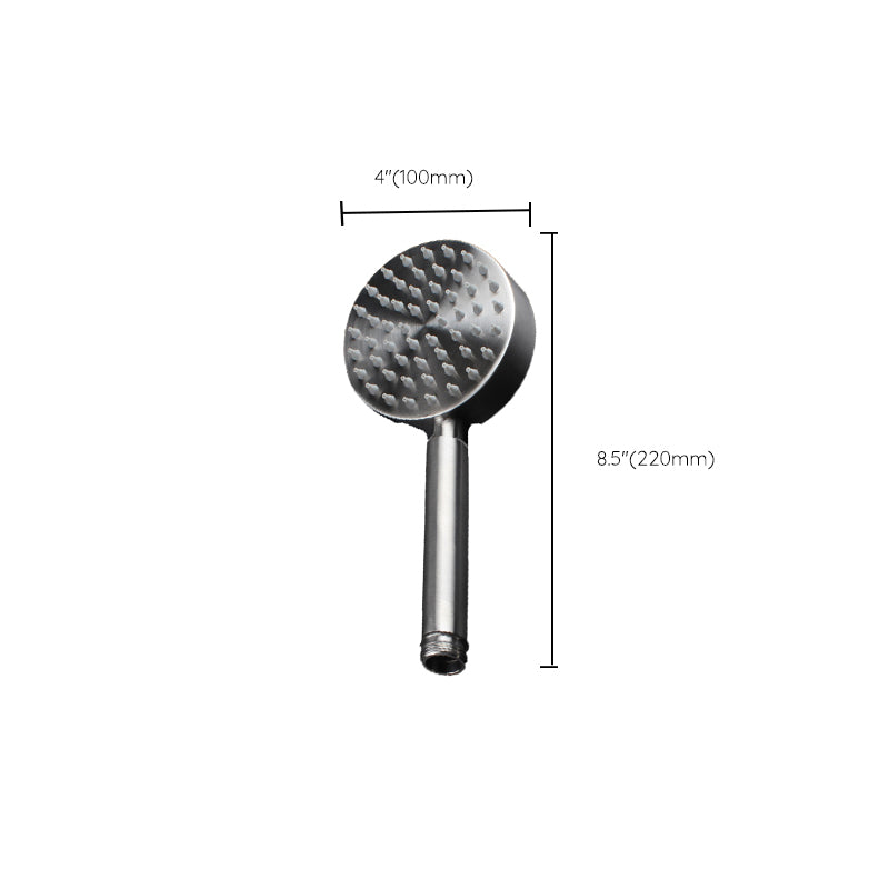 Modern Round Shower Head 304 Stainless Steel Handheld Shower Head