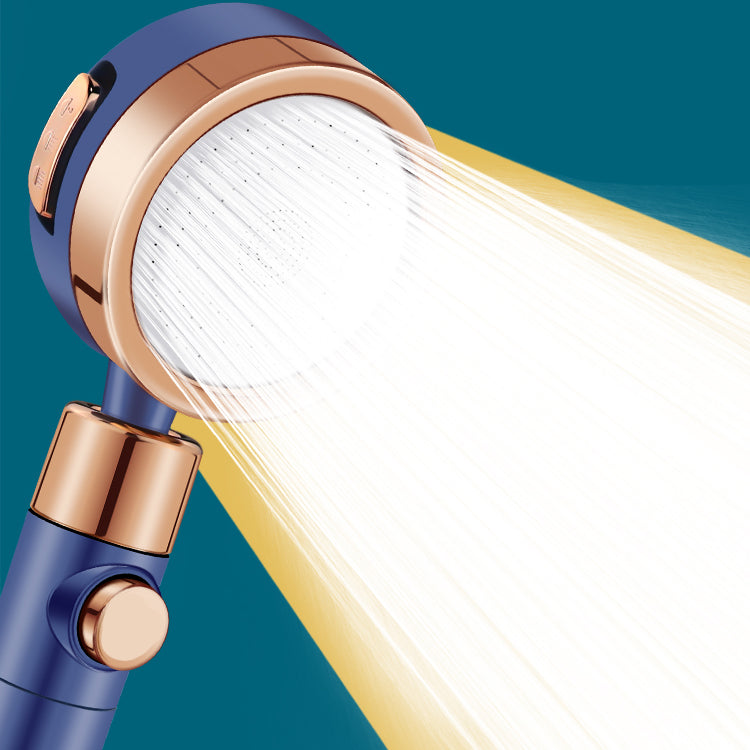 Round Hand Shower Adjustable Water Flow Wall-Mount Showerhead