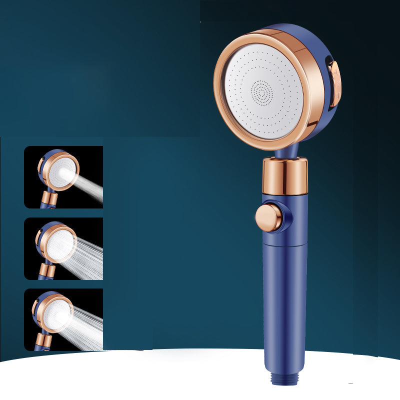 Round Hand Shower Adjustable Water Flow Wall-Mount Showerhead