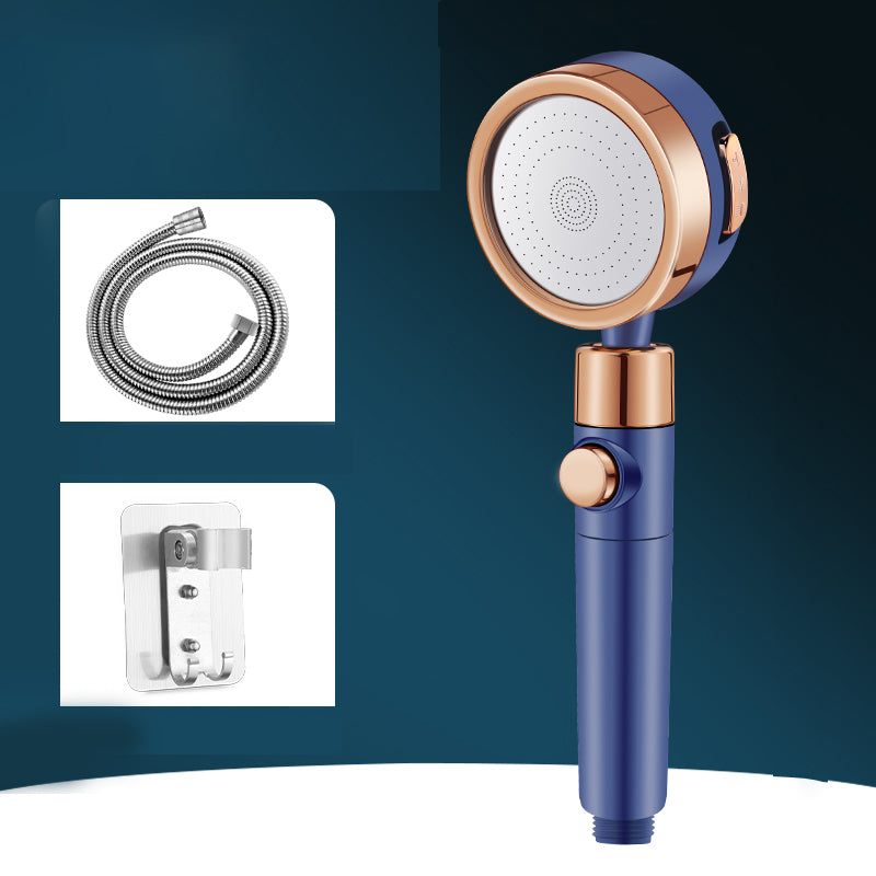 Round Hand Shower Adjustable Water Flow Wall-Mount Showerhead