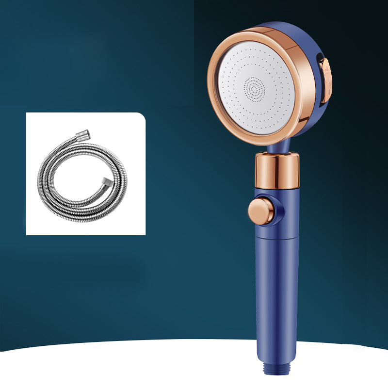 Round Hand Shower Adjustable Water Flow Wall-Mount Showerhead