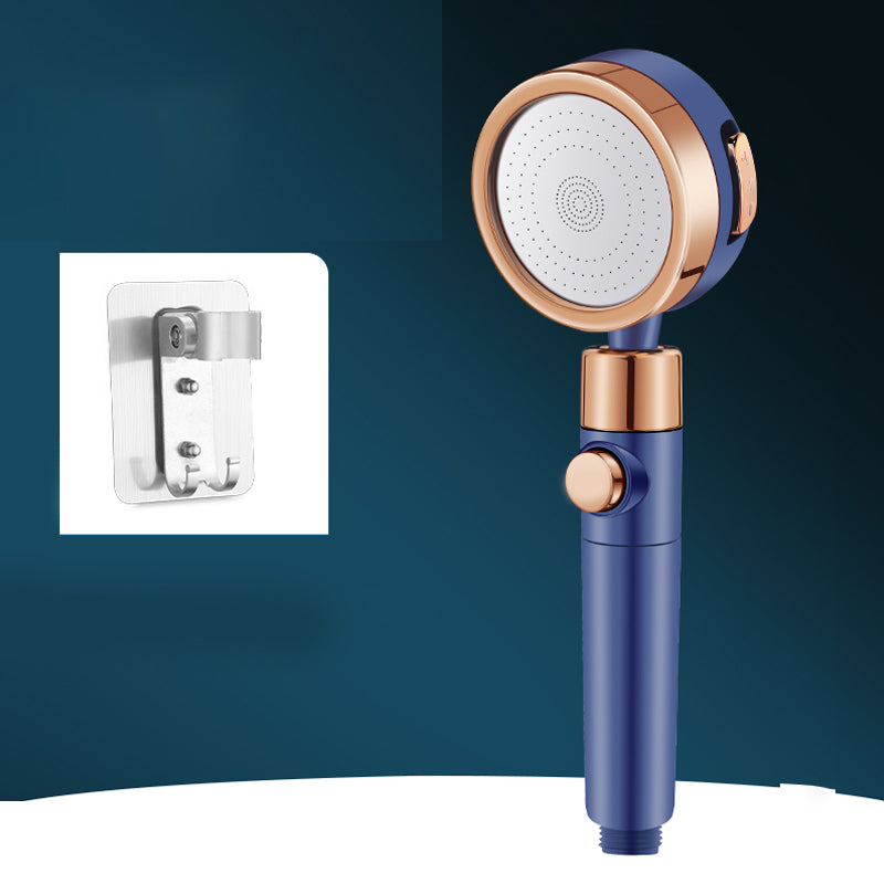 Round Hand Shower Adjustable Water Flow Wall-Mount Showerhead