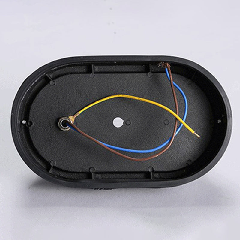 Industrial Style Aluminum Vanity Light Ellipse Shape Vanity Lamp for Shower Room