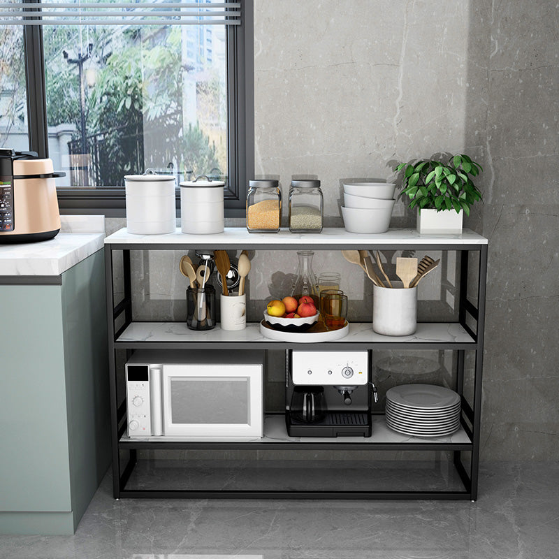 Modern Style Home Dining Kitchen Island Table Rectangle Prep Table