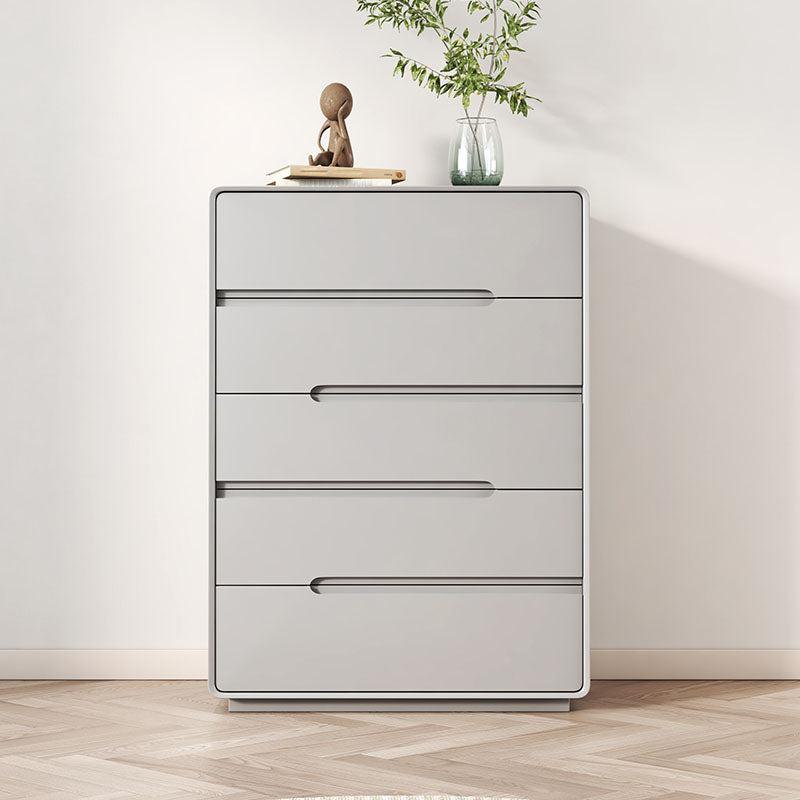 Modern Horizontal Double Dresser Wood Storage Dresser for Bedroom