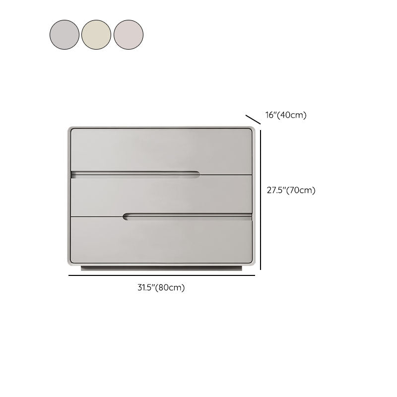 Modern Horizontal Double Dresser Wood Storage Dresser for Bedroom