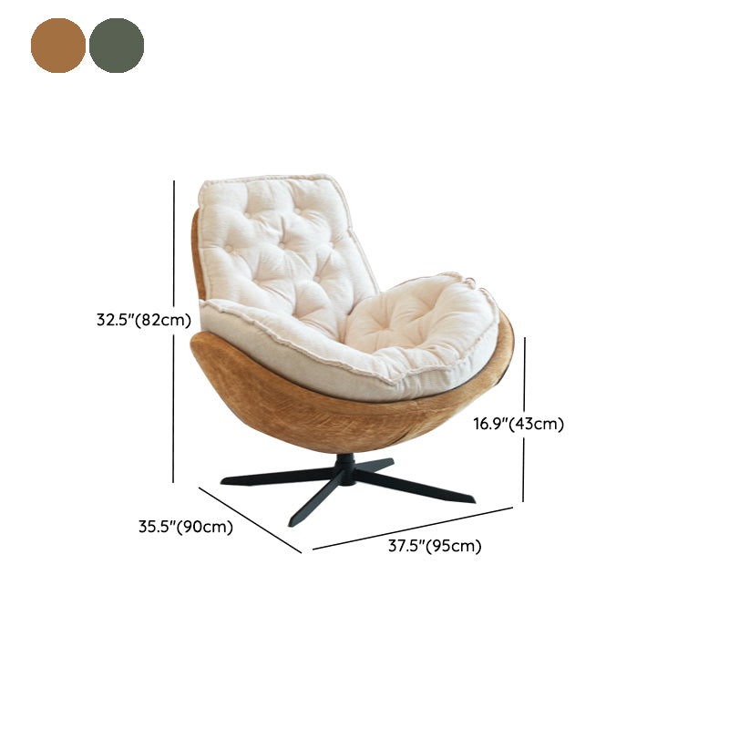 Swivel Lounge Chair Arms Included Side Chair for Living Room