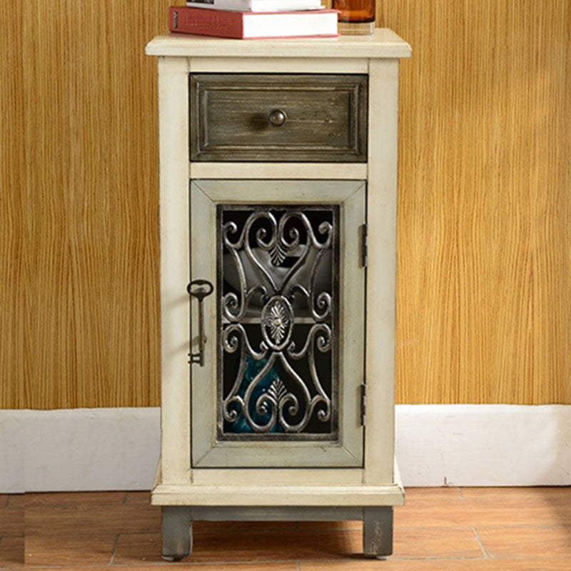 Traditional Vertical Combo Dresser Wood Storage Bachelor Chest for Home