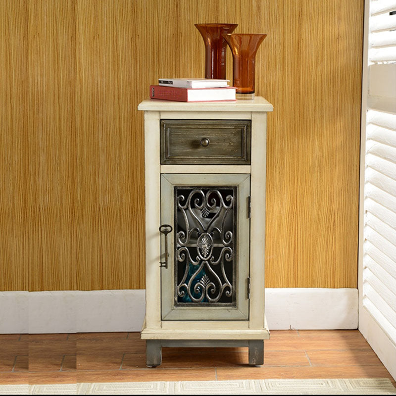 Traditional Vertical Combo Dresser Wood Storage Bachelor Chest for Home