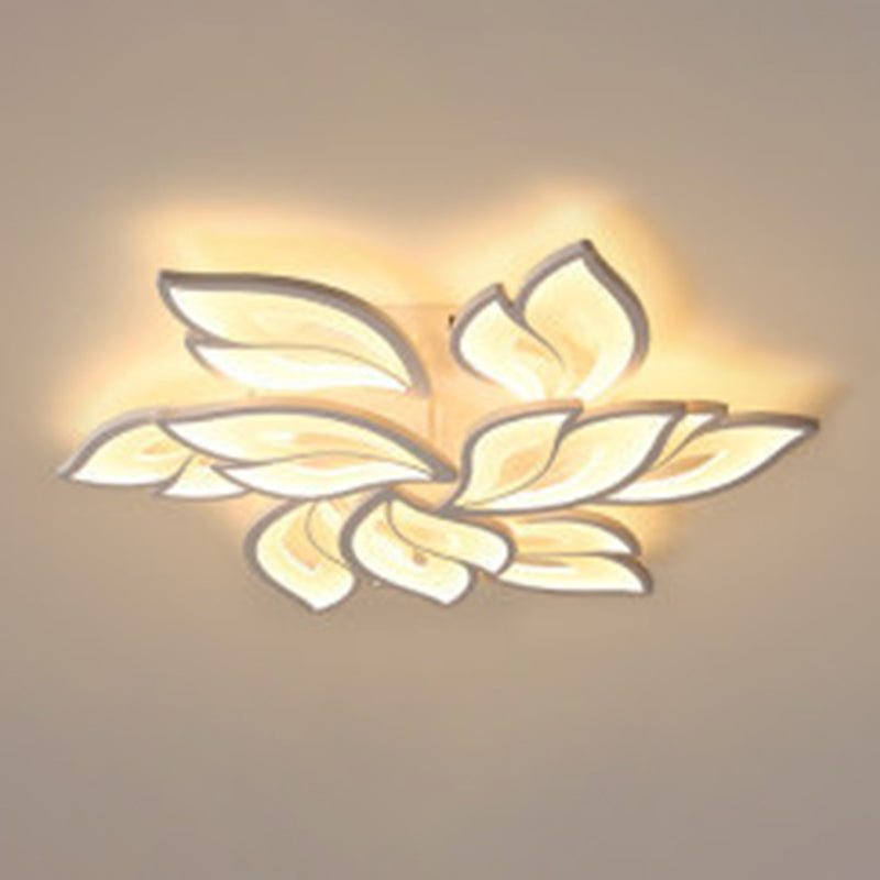 Metal Geometric Flush Mount Fixture Contemporary Flush Light Fixture for Living Room