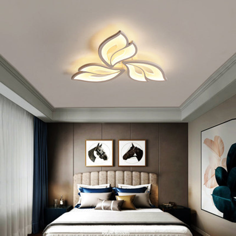 Metal Geometric Flush Mount Fixture Contemporary Flush Light Fixture for Living Room