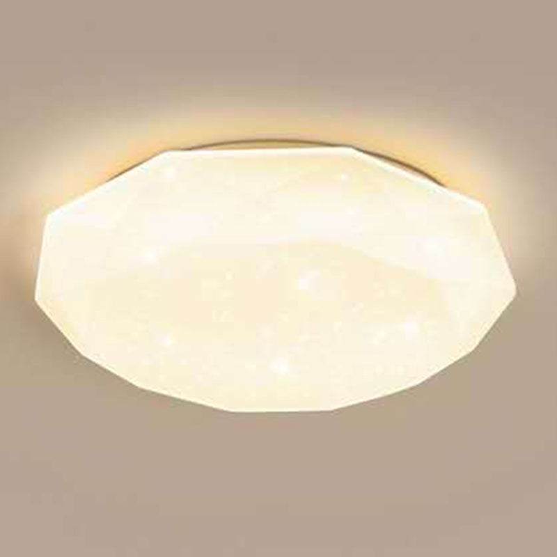 Metal Geometric Flush Mount Fixture Modern Flush Light Fixture for Bedroom