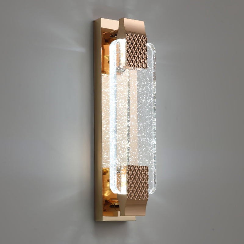 Modern Style Wall Lamp LED Wall Mount Lamp with Crystal Shade for Bedroom