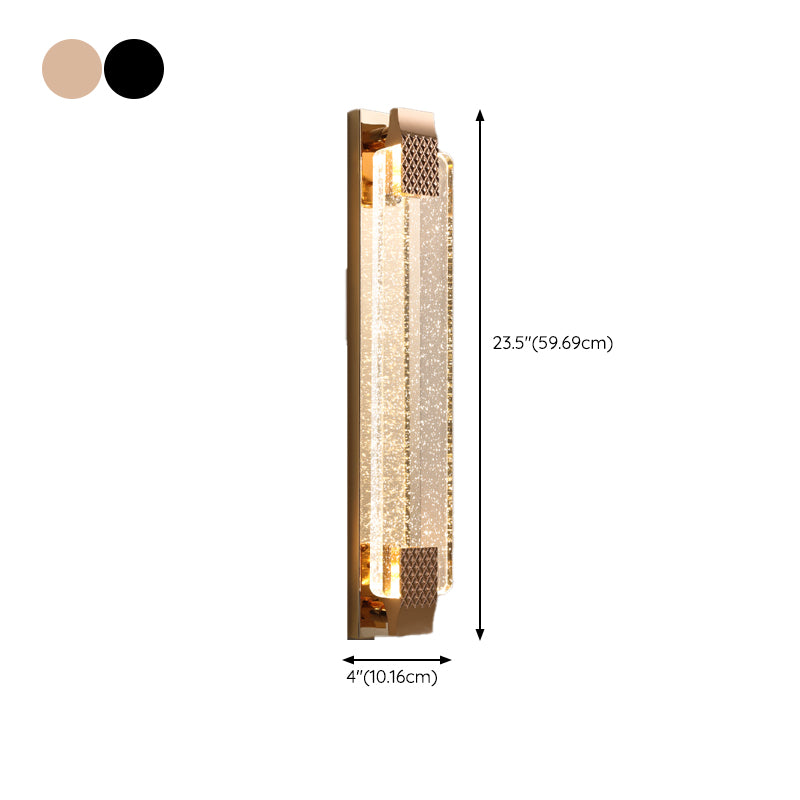 Modern Style Wall Lamp LED Wall Mount Lamp with Crystal Shade for Bedroom