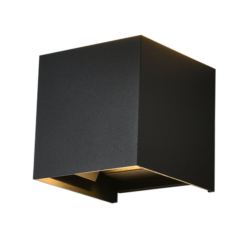 Metal Sconce Light Fixtures Black/White Wall Mounted Lights for Outdoor