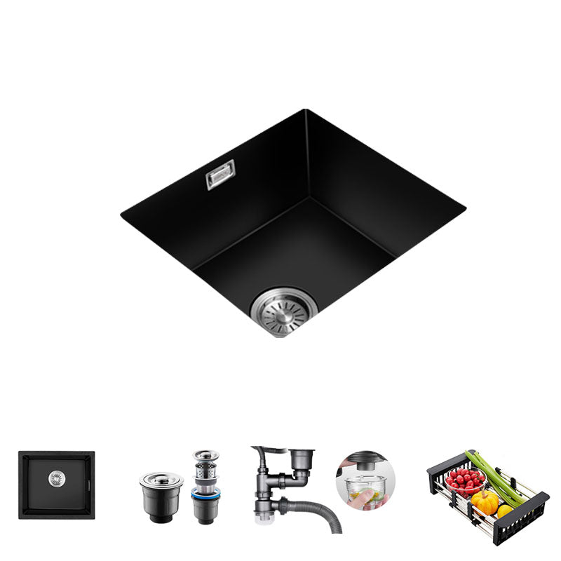 Quartz Kitchen Bar Sink Single Bowl Kitchen Bar Sink with Drain Assembly