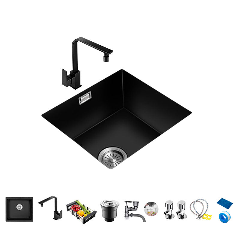 Quartz Kitchen Bar Sink Single Bowl Kitchen Bar Sink with Drain Assembly
