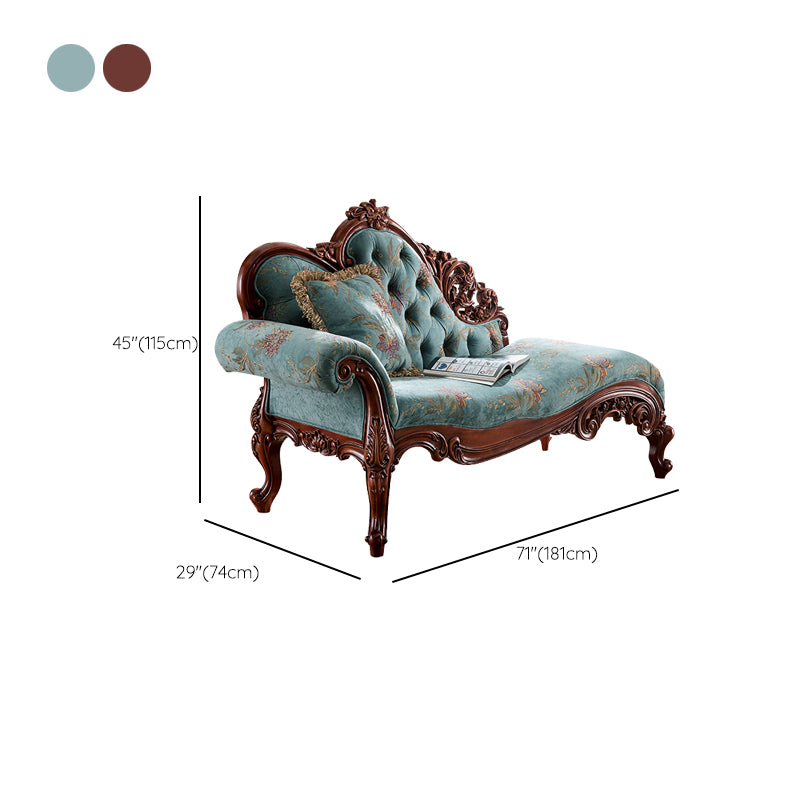 Traditional Chaise Lounge Couch Tufted Chaise Lounge for Bedroom
