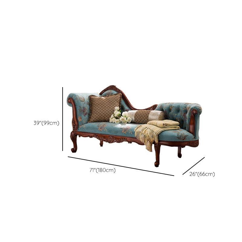 Traditional Chaise Lounge Couch Tufted Chaise Lounge for Bedroom