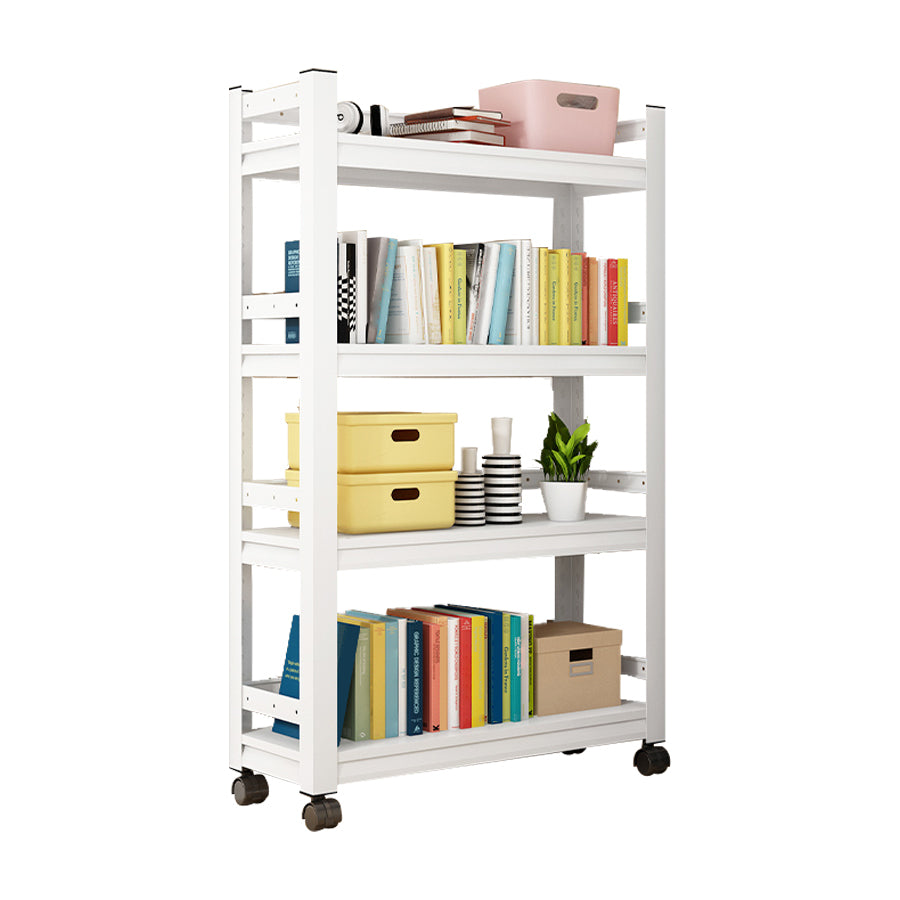 Contemporary Metal Book Shelf Freestanding Standard Kids Bookcase