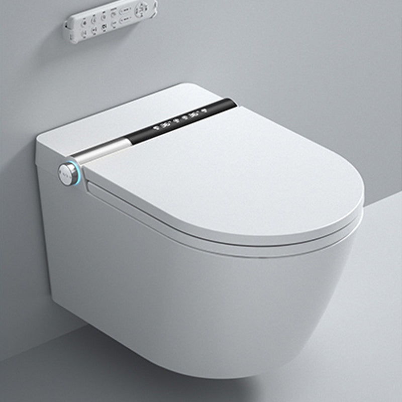 Foot Sensor Wall Hung Toilet Set Shatterproof Wall Mounted Bidet