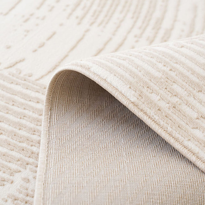 Natural Colorblock Rug Morandi Color Area Rug Polyester Easy Care Carpet for Bedroom