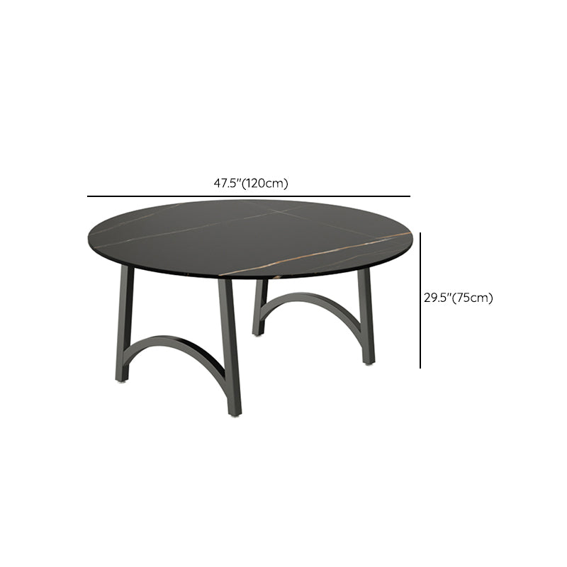 Modern Furniture 1/2/3/5/7/9 Pieces Sintered Stone Dining Set in Black