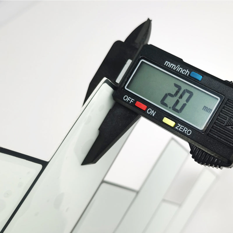 White Subway Tile Water-resistant PVC Peel & Stick Tile for Backsplash Wall