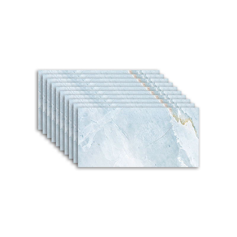 Rectangular Water-resistant Tile PVC Singular Peel & Stick Tile for Backsplash Wall