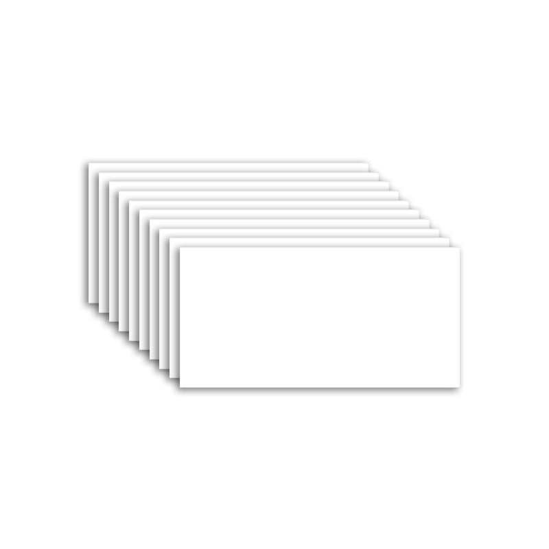 Rectangular Water-resistant Tile PVC Singular Peel & Stick Tile for Backsplash Wall