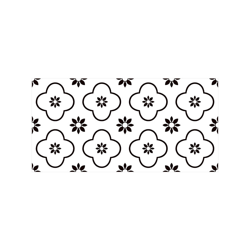 Rectangular Water-resistant Tile PVC Singular Peel & Stick Tile for Backsplash Wall