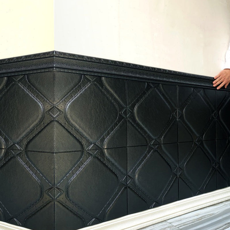 Modern Tin Backsplash Paneling Smooth Styrofoam Wall Ceiling