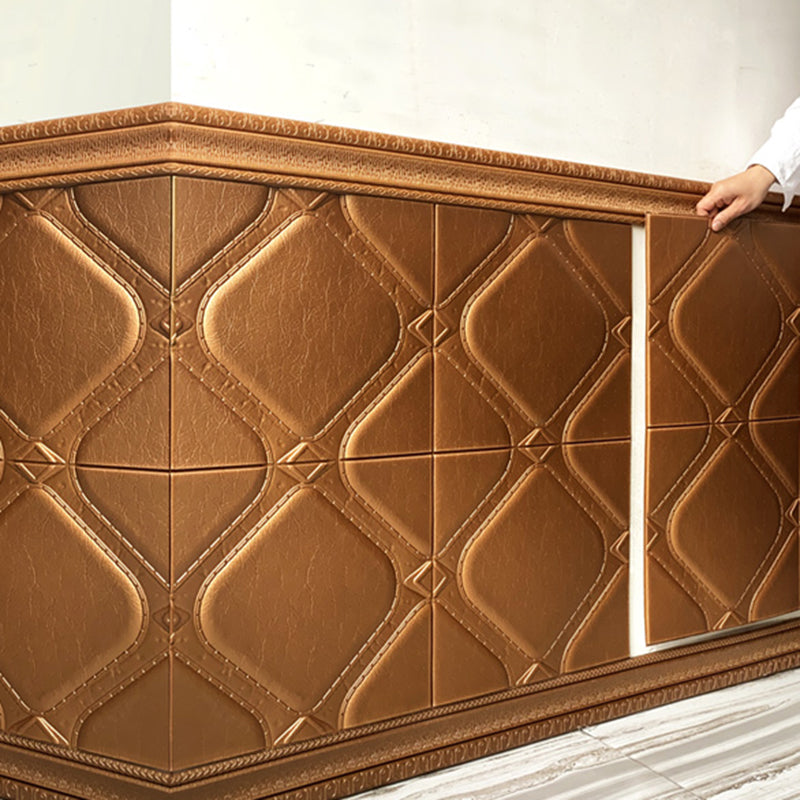 Modern Tin Backsplash Paneling Smooth Styrofoam Wall Ceiling