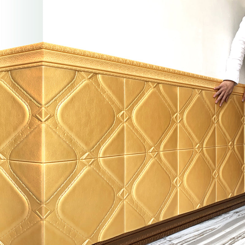 Modern Tin Backsplash Paneling Smooth Styrofoam Wall Ceiling