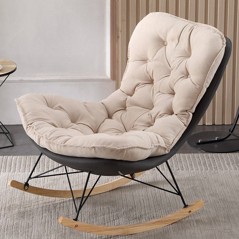 Leisure Light Luxury Rocking Chair Lounge Small Family Lazy Sofa Chair for Apartment