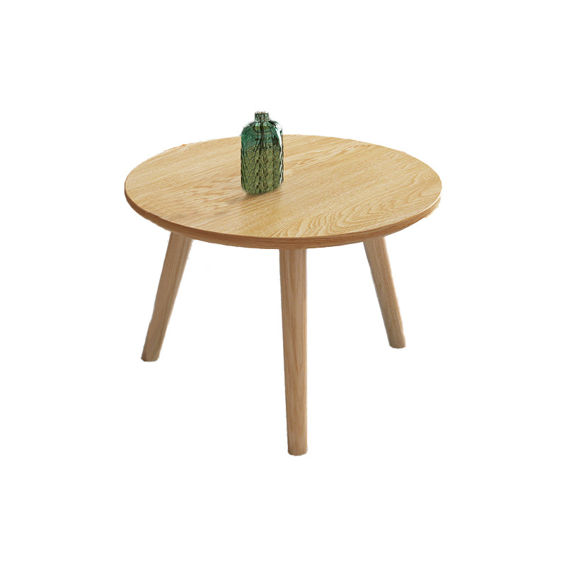 Contemporary Coffee Table Wooden 3 Legs Coffee Cocktail Table