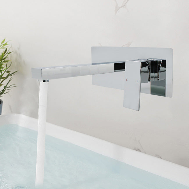 Contemporary Bathtub Faucet Wall Mounted Metal Bath Faucet Trim
